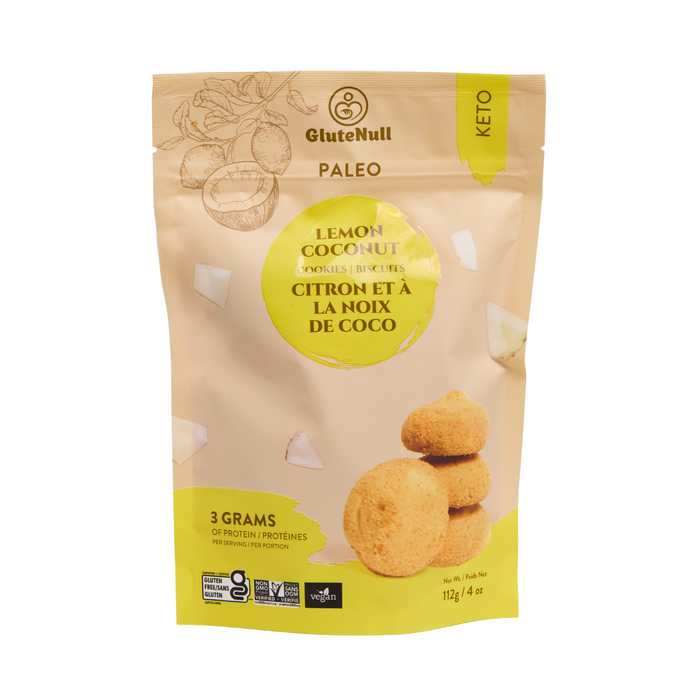 Glutenull - Keto Lemon Coconut Cookies, 220 g