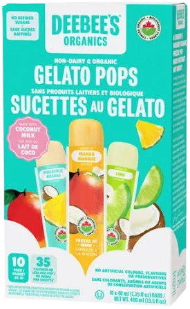 Deebee's Organics - Gelato Pops, 400 mL