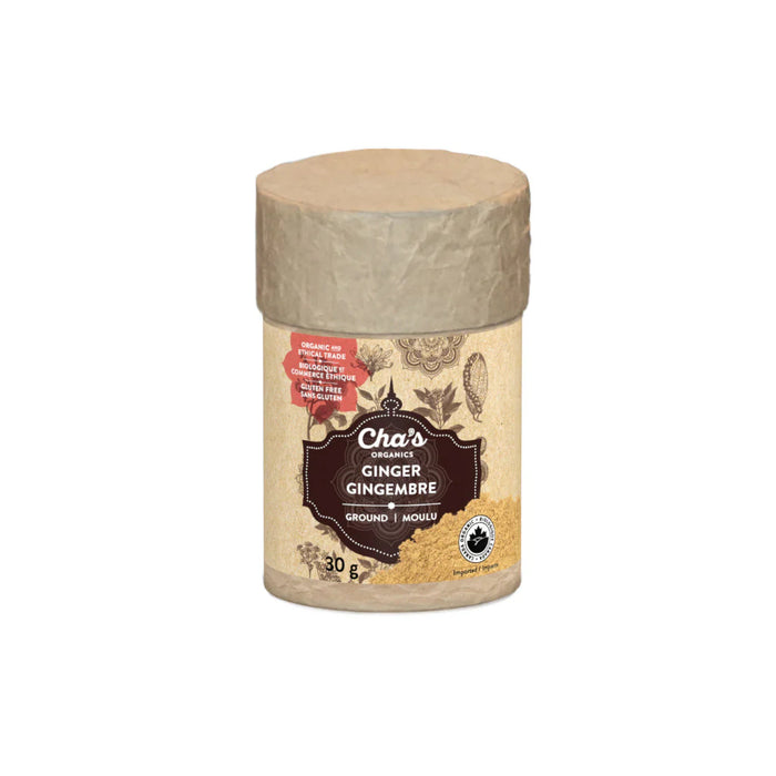 Cha's Organics - Ground Ginger, 30 g