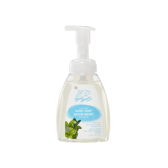 Green Beaver - Foaming Hand Soap - Frosty Mint, 250 mL
