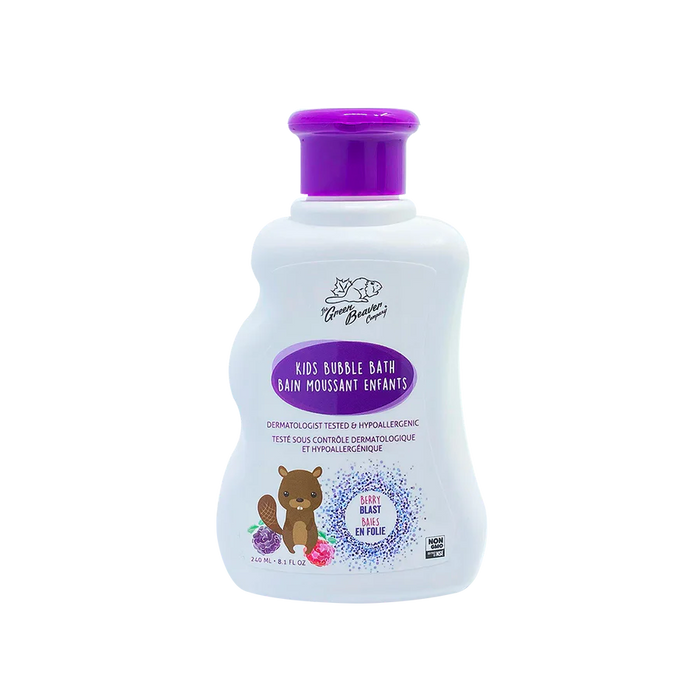 Green Beaver - Kid's Bubble Bath - Boreal Berries, 240 mL