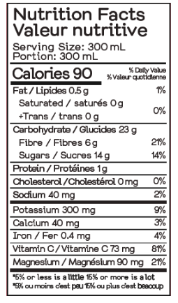 Greenhouse Juice - Banana Berry Smoothie, 300 mL