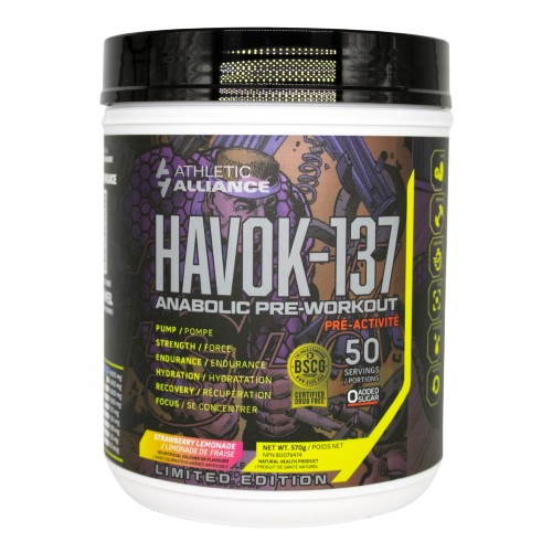 Athletic Alliance - Havok-137 Pre-Workout Strawberry Lemonade, 570 g