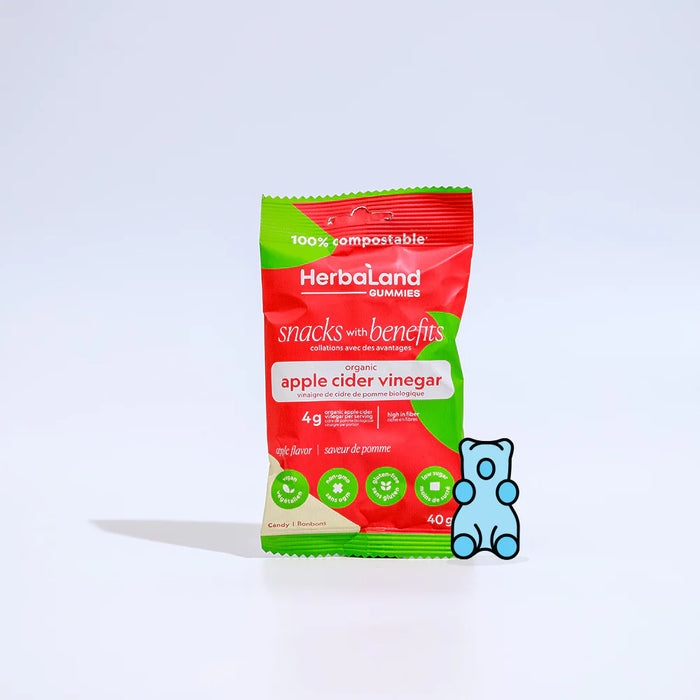 Herbaland - Gummies - Apple Cider Vinegar, 40 g