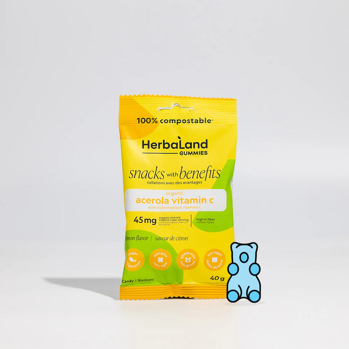 Herbaland - Gummies - Acerola Vitamin C, 40 g