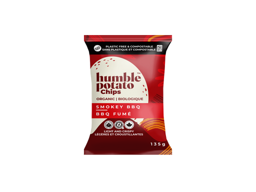Humble Potato Chips - Smokey BBQ, 135g