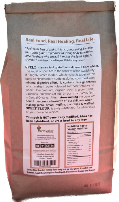 Earth Valley - Stone Ground Spelt Flour, 1 kg