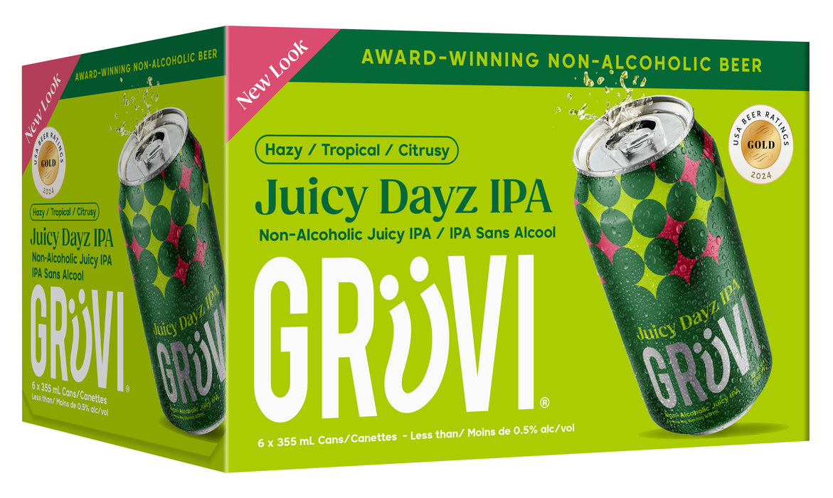 Gruvi - Juicy Dayz IPA, 6x355 mL