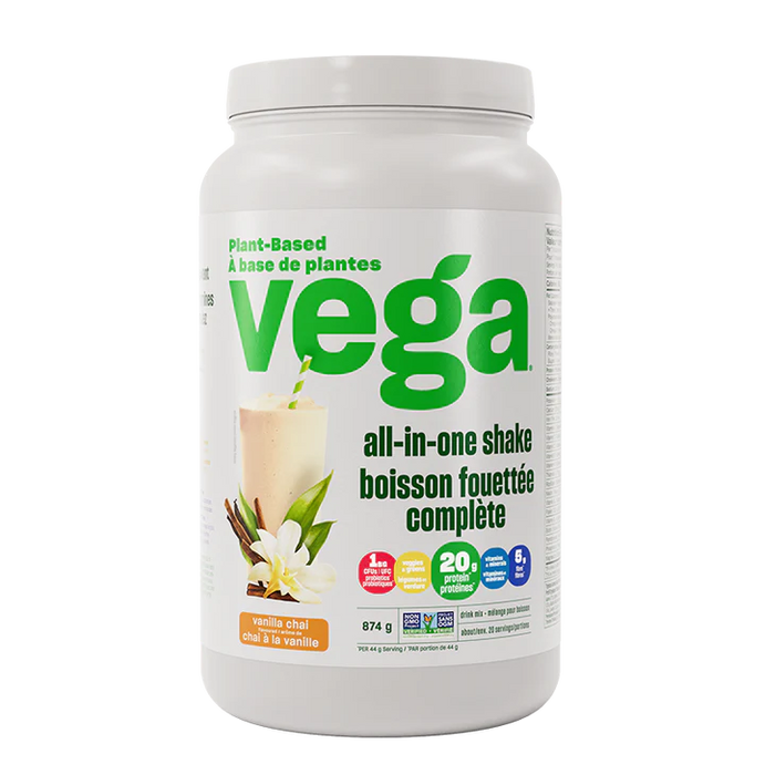 Vega - All in One Nutritional Shake, Vanilla Chai, 874 g