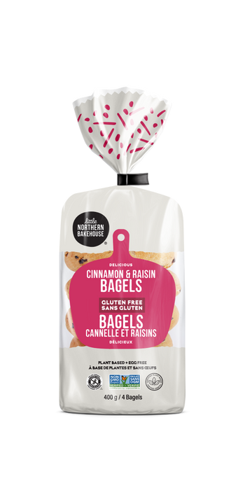 Little Northern bakehouse - Gf Cinnamon Raisin Bagels, 400 g