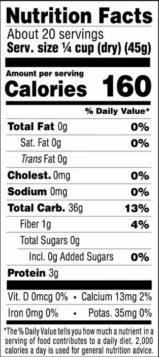 Lundberg Family Farms - White Jasmine Rice, 227 g