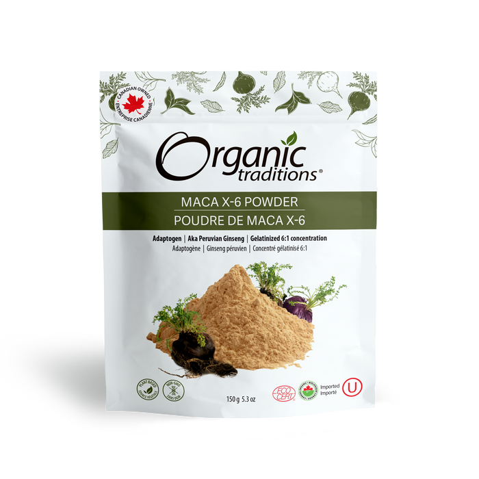 Organic Traditions - Org Raw Maca X6, 150g