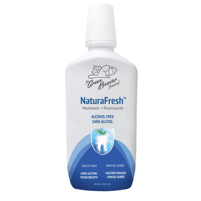 Green Beaver - Alcohol-Free Mouthwash – Frosty Mint, 473 mL