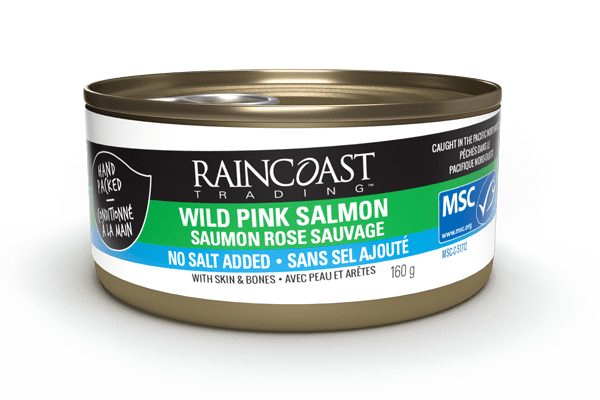 Raincoast Trading - Wild Pink Salmon - No Salt, 160 g