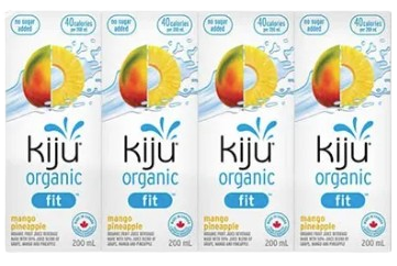 Kiju - Organic Fit Pineapple Mango, 4x200 mL