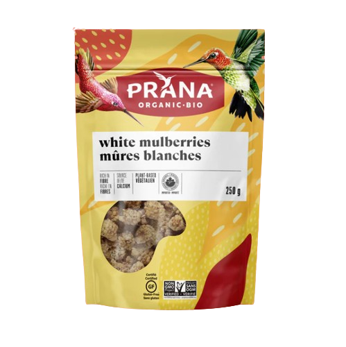 Prana - Organic White Mulberries, 250g