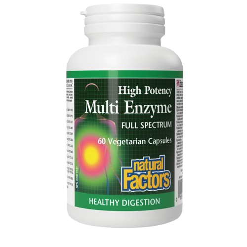 Natural Factors - Multi Enzyme Full Spectrum, 60 Vcaps