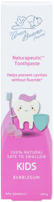 Green Beaver - Naturapeutic Toothpaste (Kids) - Bubble Gum, 100 g