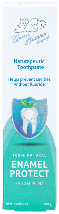 Green Beaver - Naturapeutic Enamel Protect Toothpaste - Fresh Mint, 100 g