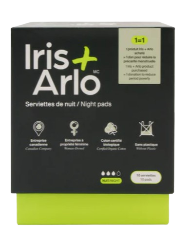 Iris + Arlo - Night Pads, 10 Count