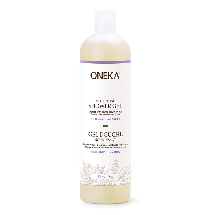 Oneka - Shower Gel - Angelica & Lavender, 500 mL