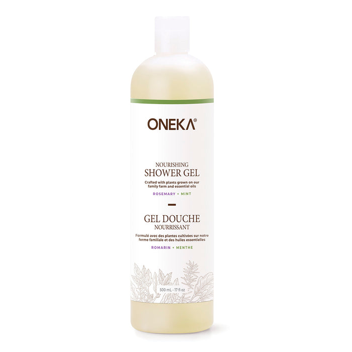 Oneka - Shower Gel - Rosemary & Mint, 500 mL