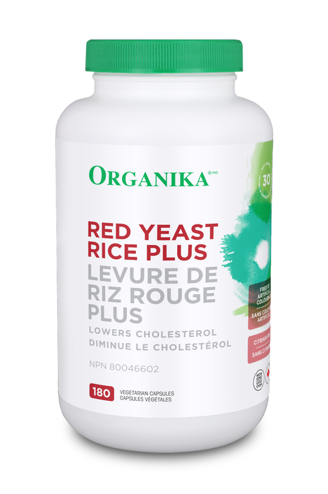 Organika - Red Yeast Rice Plus - 180 Vcaps