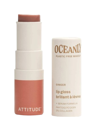Attitude - Oceanly Lip Gloss - Ginger, 3.4 g