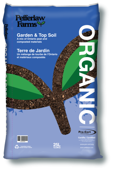 Pefferlaw Peat Products - Organic Top Soil, 25 L