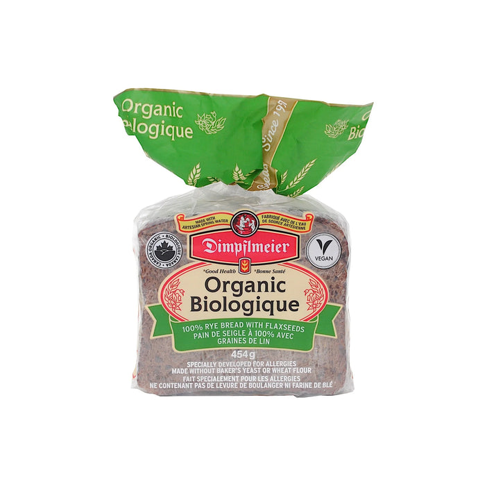 Dimpfelmeir - 100% Rye With Flaxseeds, 454 g