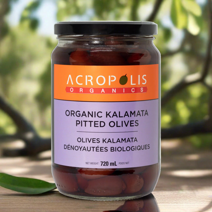 Acropolis Organics - Organic Kalamata Pitted Olives, 720 mL