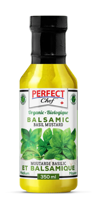 Perfect Chef - Organic Balsamic Basil Mustard Sauce, 350 mL