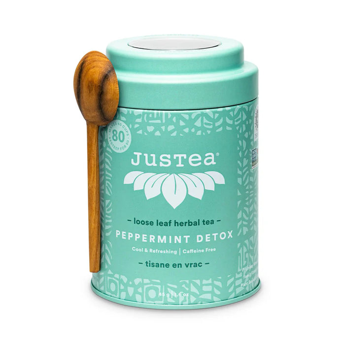 Justea - Peppermint Detox - Tin, 45 g