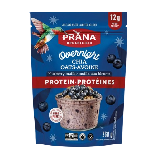 Prana - Protein Overnight Chia Blueberry Muffin, 260 g