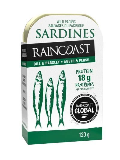Raincoast Trading - Wild Pacific Sardines - Dill & Parsley, 120 g