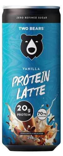 Two Bears - Protein Latte - Vanilla - Rtd, 250 mL