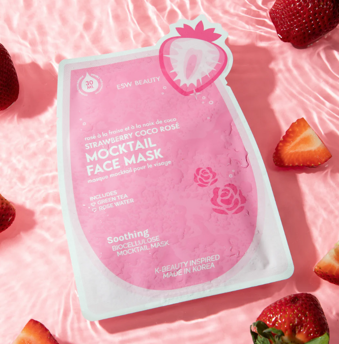 ESW Beauty - Soothing Face Mask - Strawberry Coco, Each