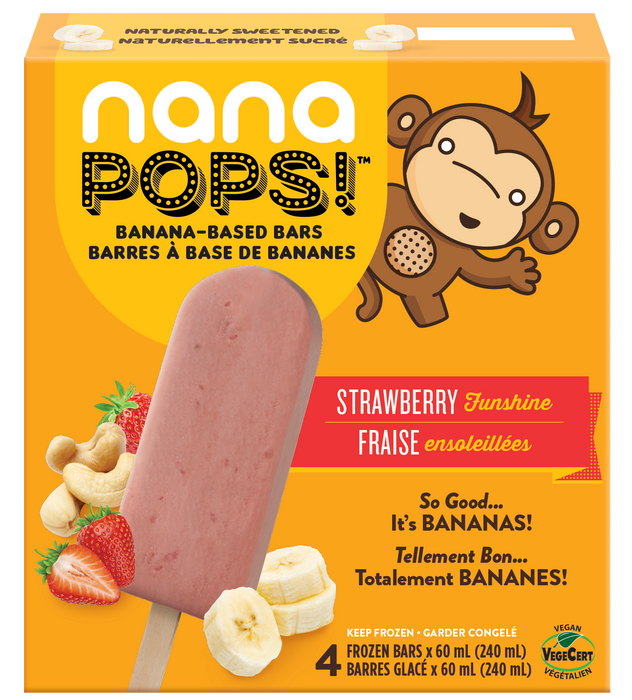 Nanashake - Strawberry Funshine Nanapops, 240 mL
