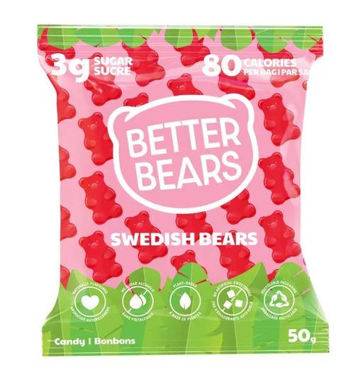 Better Bears - Vegan Gummy Bears, Swedish Berry, 50g
