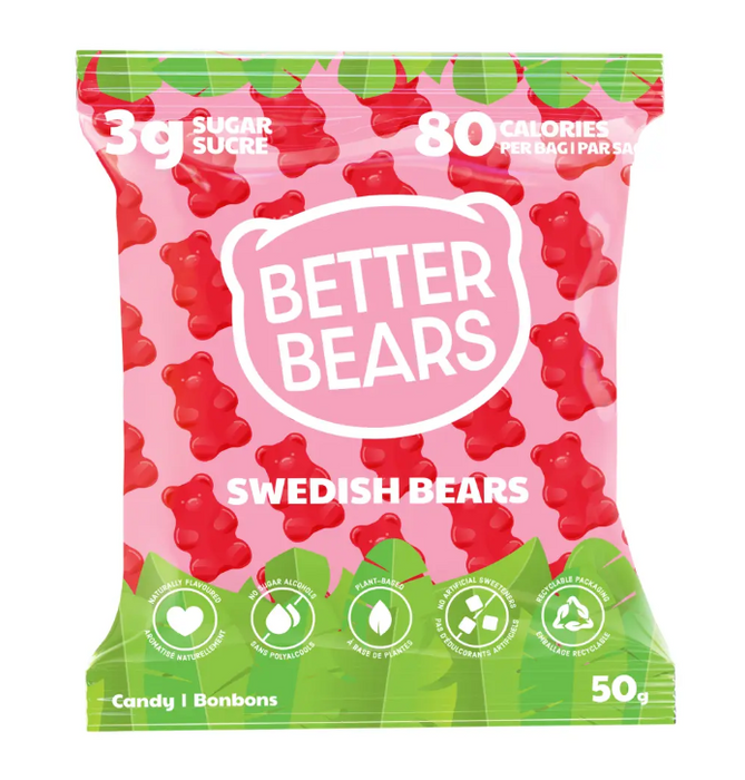 Better Bears - Vegan Gummy Bears, Swedish Berry, 50g