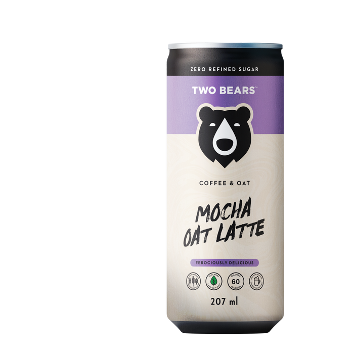 Two Bears - Oat Milk Latte - Mocha, 207 mL