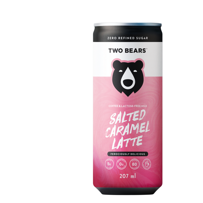 Two Bears - Oat Milk Latte - Salted Caramel, 207 mL