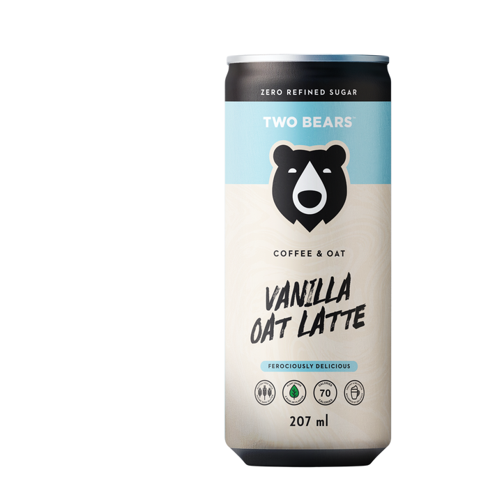 Two Bears - Oat Milk Latte Vanilla, 207 mL