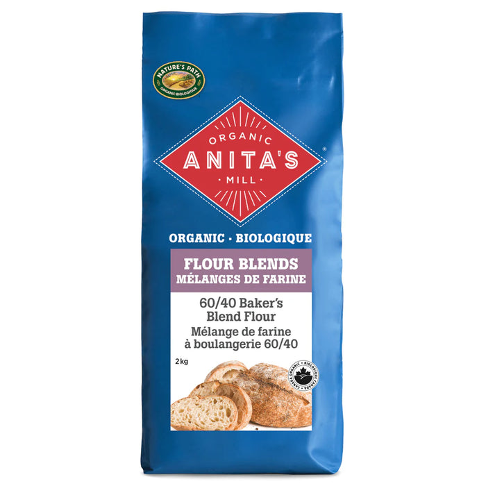 Anita's Organic Mill - 60-40 Bakers Blend Flour, 2 kg