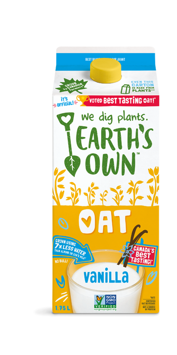 Earth's Own - Naked Org Oat - Vanilla, 1.75 L