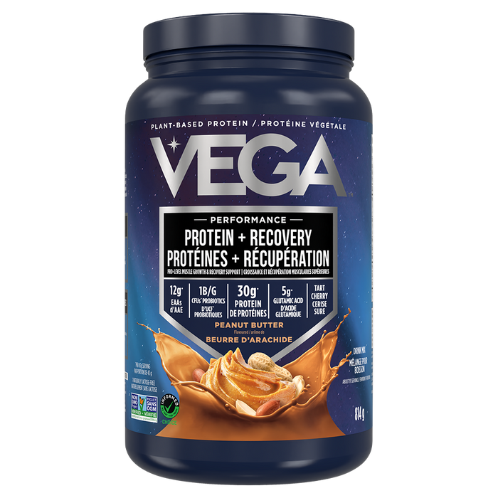 Vega - Protein + Recovery - Peanut Butter, 814 g