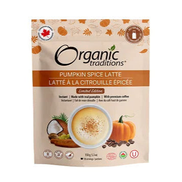 Organic Traditions - Latte, Pumpkin Spice, 150g