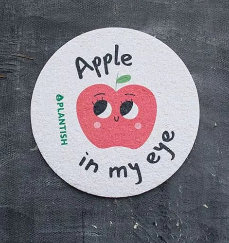Plantish - Pop-Up Sponge - Apple in My Eye, Each