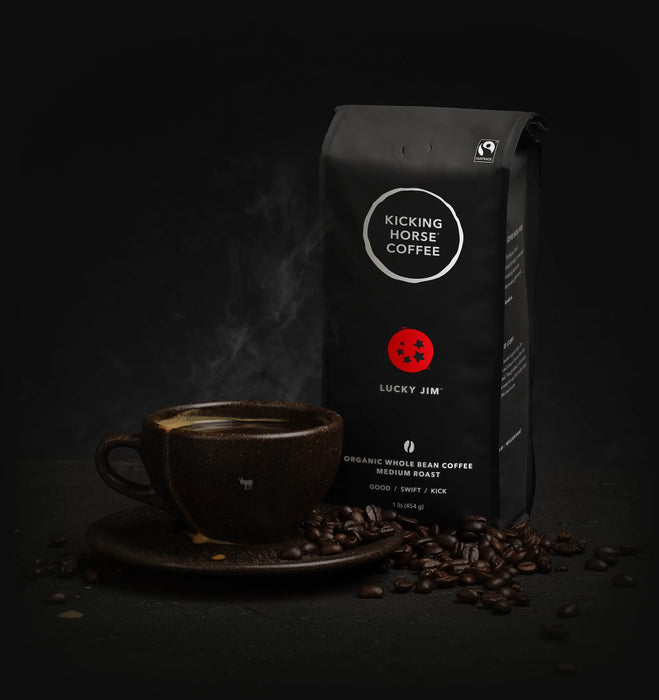 Kicking Horse Coffee - Lucky Jim - Whole Bean, 454 g