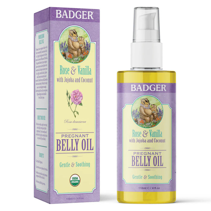 Badger - Pregnant Belly Oil, 118 mL